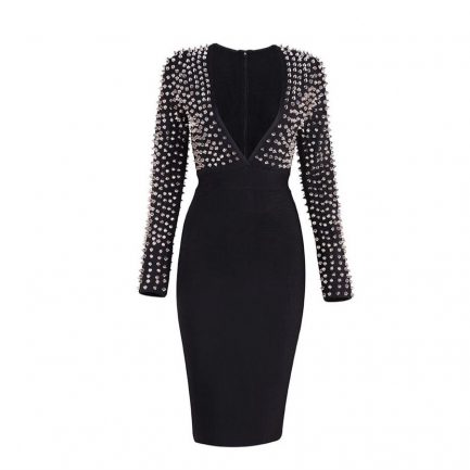 Studded Bandage Dress
